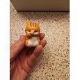 1pc Adorable Cat Doll Ornament Statue - Perfect Desktop Decoration, Toy Gift, and Room Accessory