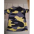 Men's Downhill Jersey Short Sleeve Yellow Red Blue Graphic Camo / Camouflage Bike Breathable Quick Dry Polyester Sports Graphic Camo / Camouflage Clothing Apparel
