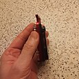 portachiavi multifunzionale con gancio - mini torcia elettrica ricaricabile tramite USB e luce da lavoro UV luce nera per casa, all'aperto, campeggio, corsa e pesca 1/2 pezzi