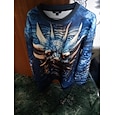 Graphic Animal Hombre Moda Impresión 3D Sudadera con capucha Festivos Vacaciones Noche Sudaderas Azul Piscina Marrón Manga Larga Cuello Barco Estampado Primavera & Otoño Diseñador Sudadera con capucha