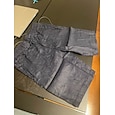 pánské 100% plátěné kalhoty kalhoty ležérní kalhoty stahovací šňůrka v pase rovné tmavě modré nohavice hladké pohodlí prodyšné ležérní denní móda na dovolenou klasický styl