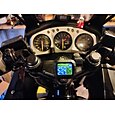 motocicleta tpms sistema de monitoreo de presión de neumáticos 2 sensores externos pantalla lcd inalámbrica sistemas de alarma de neumáticos de moto