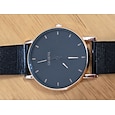 Geneva Quartz Watch for Men Minimalist Ultra Thin Stainless Steel Watch Stylish Men's Watch Business Casual Quartz Watch