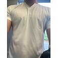 Per uomo maglietta Camicia Henley T-shirt Maglia a maniche lunghe Liscio Henley Strada Da mare Manica lunga Abbigliamento Di tendenza Originale Essenziale