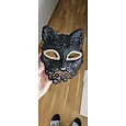 maschera per gatti di carnevale di venezia maschera nera per feste di laurea accessori per donne eleganti maschere cosplay di halloween