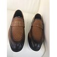 Bărbați Mocasini & Balerini Pantofi formali Pantofi rochie Piele Piele de vacă integrală italiană Comfortabil Anti-Alunecare Loafer Galben-Maro Negru