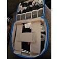 Electronics Organizer, Travel Universal Cable Organizer Bag, Waterproof Electronics Accessories Storage Cases,Charger, Phone, USB, SD Card, Hard Drives, Power Bank, Cords 9.45*7.09*3.94Inch