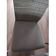 2 ks jídelní židle potah sedáku napínací potah na židli černý měkký jednobarevný odolný omyvatelný chránič nábytku na párty v jídelně