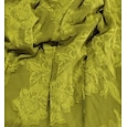 فستان جاكار شيفون ميدي برقبة على شكل حرف V