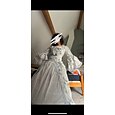 Rokokó Viktorijanski Vintage ruha Báli fazon Báli ruha Maria Antonietta Menyasszonyi Női Álarcos mulatság Farsang Esküvő Parti Ruha