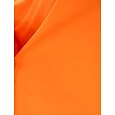 Dame Skjorte Buksesæt Stribet Trykt mønster Stævnemøde Stilfuld Biskop Langærmet Skulderfri Orange Sommer Forår