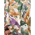 Dámské Šifón Šifonové šaty Swingové šaty Letní šaty Květinový Plisé Volány Do V Midi šaty Elegantní Havajské Svatební Párty Poloviční rukáv Léto