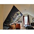boomhutten bos hangend tapijt kunst aan de muur groot tapijt muurschildering decor foto achtergrond deken gordijn thuis slaapkamer woonkamer decoratie