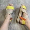 dámské barevné espadrilkové sandály na platformě – stylové a pohodlné páskové letní sandály pro ležérní outfity a dovolenou na pláži
