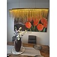 100 cm vícestínová žárovka součástí balení lustr zlatý přívěsek z lehkého kovu ostrůvek z olejem potřeného bronzového elegantního&amp; moderní luxusní ohňostroj 110-120v 220-240v