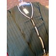Per uomo Cardigan Maglia Cardigan con Bottoni con finiture bianche A righe Scollo a V profondo Maglieria Elegante Scuola Allenamento Abbigliamento Manica a Vescovo Autunno Inverno Nero Blu marino S M