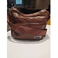 pánská hnědá crossbody kabelka z umělé kůže - vícekapsy na zip messenger taška přes rameno pro každodenní použití a cestování