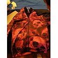 Pánské Lebky Grafické tisky Kapuce Kapucky Mikina Mikina s kapucí na zip Dlouhý rukáv Mikina s kapucí Kapuce Šik ven 3D tisk Sporty a outdoor Denní Sport Rubínově červená Vodní modrá Zip Tisk Jaro