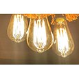 3ks 40w edison vintage žárovka stmívatelná e26 e27 st64 kandelábrové vlákno jantarově teplé bílé pro svítidlo 220-240v