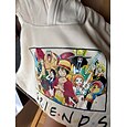 One Piece Opice D. Luffy Roronoa Zoro Kapuce Animák Manga Anime Harajuku Grafika Kawaii Pro Pro páry Pánské Dámské Dospělé Zpátky do školy Horká ražba