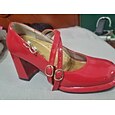 scarpe mary jane con doppio cinturino retrò da donna - scarpe con tacco a blocco in vernice per outfit di ispirazione vintage