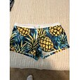 Pánské Ananas Tropické rostliny Pánské plavky Surfovací šortky Plavky pánské Středně vysoký pas Módní Designové Surfování Dovolená Plážové Šňůrky Elastický pas 3D tisk Návrhář Oblečení