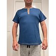 Pánské Waffle Henley košile Trička Krátký rukáv Kostkovaný Módní Designové Pohodlné Knoflíky Henley Venkovní Ležérní Denní Léto Černá Bílá Žlutá Tričko Henley