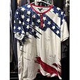 hvězda americká vlajka USA móda athleisure pánské 3D tisk tričko tričko tričko street sportovní outdoor americké tričko bílé tričko henley s krátkým rukávem léto jaro oblečení oblečení s-3xl