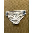 Pánské Plavky Swim slip Tanga na plavání Šňůrky Písmeno Prodyšné Yumuşak Jednoduchý Bílá Rubínově červená