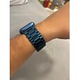 Rovný náramek Kompatibilní s Řemínek k hodinkám Apple Watch 38 mm 40 mm 41 mm 42 mm 44 mm 45 mm 49 mm Přezka Luxus Kovová spona Nerez Náhradní pásek na hodinky pro iwatch Series Ultra 8 7 6 5 4 3 2 1