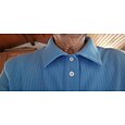 Pánské Top z žebrovaného úpletu Golfové polokošile Práce Ležérní Klopa Žebrovaný polo límec Krátký rukáv Základní Moderní Barevné bloky Knoflíky Pletený Léto Jaro léto Běžný Bílá Žlutá Bord