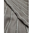 Traje de pantalón de dos piezas de raya diplomática para madre de la novia, elegante traje de fiesta vintage con escote en V y solapa, largo hasta el suelo, spandex, manga larga con cristales 2025