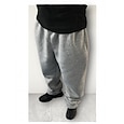 Pánské Fleecové kalhoty Tepláky Běžec Kalhoty Tepláky s rovnými nohama Elastický pas Straight-Leg Pevná barva Bez vzoru Prodyšné Pohodlné Plná délka Outdoorové sporty Denní nošení Neformáln