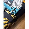 pánské bílé vysoké tenisky se zlatými kovovými akcenty a detaily na zip - luxusní streetwear módní boty
