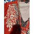 Pánské Lněná košile Popover košile Letní košile Oblečení na pláž Vintage košile Etnická košile Květiny Dovolená Žlutá Vodní modrá Oranžová Hnědá Dlouhý rukáv Do V Léto Jaro Oblečení