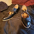 dámské vintage šněrovací kožené lodičky - elegantní vykrojené oxfordky pro retro a formální příležitosti