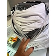 2人掛けソファカバー 100% コットン ラブシートスリップカバー、最高の快適さのための柔らかく通気性のある生地