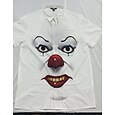 Per uomo Divertente Pagliaccio Camicia Camicia Estiva Camicia con Bottoni Manica Corta Moda Casual All'aperto Vacanza Abbigliamento Quotidiano Estate Primavera Collo ripiegato Stampa 3D camicie con