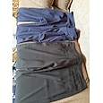 Women's Dress Work Casual Pants Trousers Straight Full Length Pocket Stretchy Trousers  Daily Black Wine S M