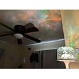 proiettore di luce senza fili a forma di onda oceanica, lampada da tavolo con cambio colore RGB, luce notturna a batteria portatile proiettore aurora a LED con telecomando per camera da letto