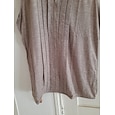 Dame Camisole Tank Top Uten Ermer Drapert V-Hals Taupe Teksturert Lett Elegant Sommer Top Casual til Formell Allsidig Bruk