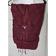 Homme Short Cargo Short Pantalons Capri Shorts de Randonnée Cordon de jambe 6 poches Plein Confort Extérieur du quotidien Sortie Mode Vêtement de rue Vin Vert Véronèse