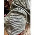 Per donna Pantaloni in cotone e lino Pantaloni Affusolati Chinos Moda Streetwear Lunghezza intera Vita Alta A righe Tasca Fascia Elastica Comodo Morbido Confortevole Micro-elastico All'aperto