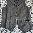 Hombre Chaleco Ropa Cotidiana Noche Vintage Moda Primavera & Otoño Botones Poliéster Cómodo Plano Botonadura Simple Escote en Pico Ajuste regular De color verde oscuro Azul marinero Gris oscuro Gris