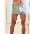 Men's Sweat Shorts Shorts Bermuda shorts Drawstring Elastic Waist Plain Comfort Sports Short Yoga Daily Gym Fashion Athleisure White Light Grey Micro-elastic