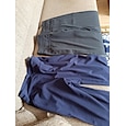 Women's Dress Work Casual Pants Trousers Straight Full Length Pocket Stretchy Trousers  Daily Black Wine S M