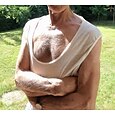 Hombre Camiseta sin mangas Chaleco Camisetas Interiores Camisa sin mangas Sin Mangas Escote en U Profunda Cuello redondo Verano Plano Moda Clásico Cómodo Cuello redondo Calle Casual Deportes Blanco