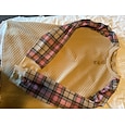 Sudadera de mujer casual a cuadros ropa de calle uso diario cuello redondo estampado manga larga rosa marrón beige otoño invierno