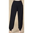 Per donna Pantaloni da yoga Tasche Laterali Gamba larga Harém Vita Alta Allenamento in Palestra Corsa Fitness Pantaloni Pantaloncini Nero Bianco Borgogna Cotone Modal Autunno Inverno Gli sport