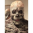 Maschera teschio di Halloween Resident Evil Horror Spaventoso Realistico Orribile Testa Intera Scheletro Maschera Biochimica per Halloween 2025, Costumi per Adulti Maschera Teschio Stazione Indie Maschera Scheletro Zombie Demone